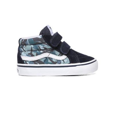 Vans Animal Camo Sk8-Mid Reissue V - Çocuk Bilekli Ayakkabı (Beyaz)